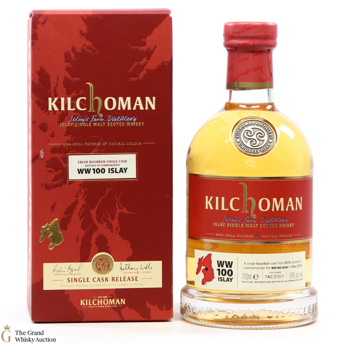 Kilchoman - 2010 Single Cask #742 WW100 Islay