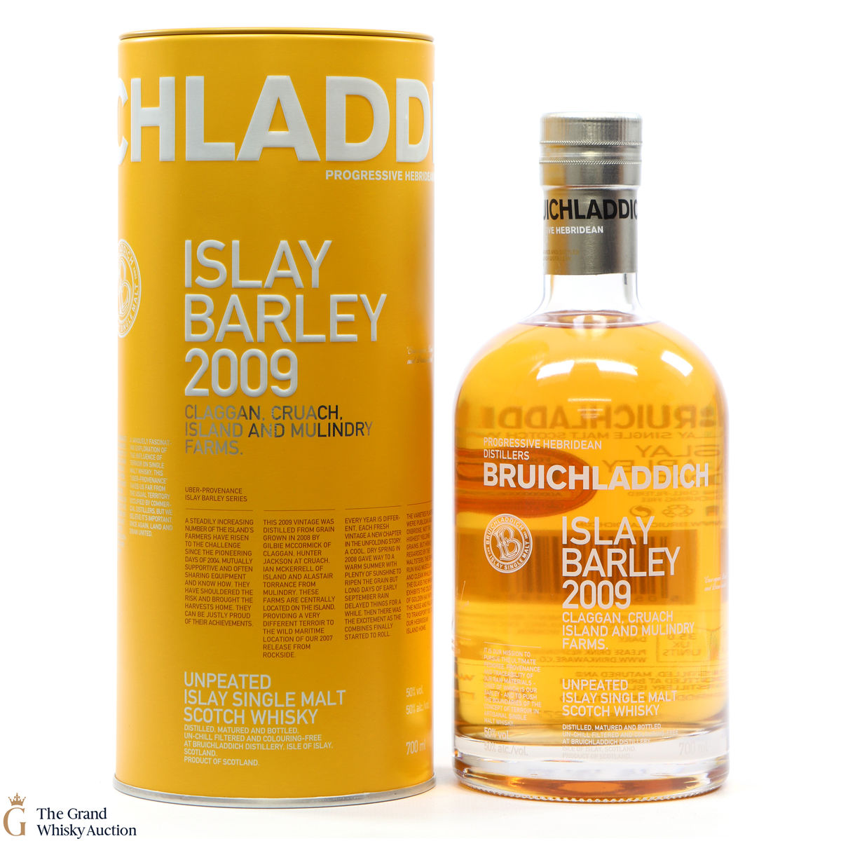 Bruichladdich - Islay Barley - 2009 Claggan, Cruach, Island and Mulindry Farms