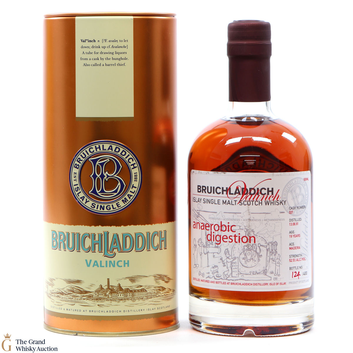 Bruichladdich - Valinch Anaerobic Digestion 1991 - (SIGNED)