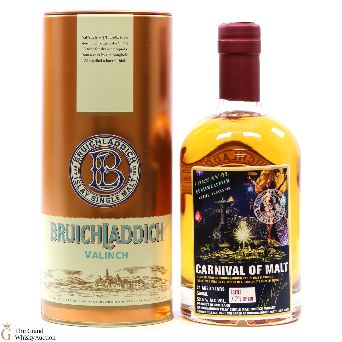 Bruichladdich - 21 Year Old Valinch Carnival of Malt