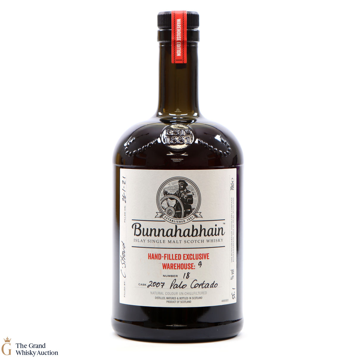 Bunnahabhain - 2007 Palo Cortado - Handfill 2021