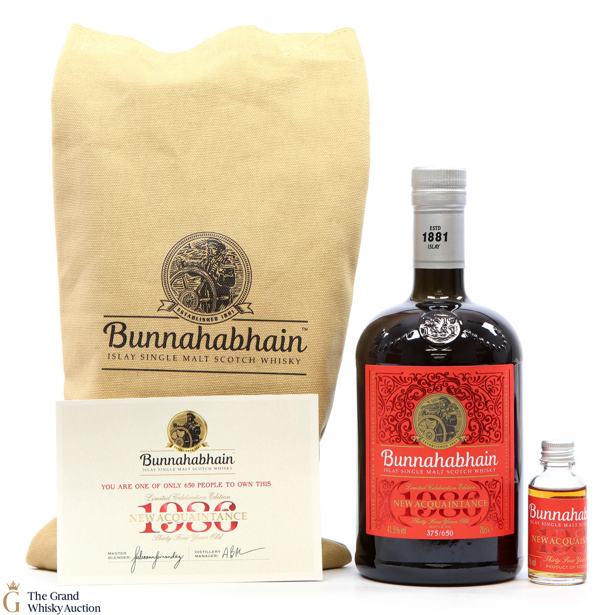 Bunnahabhain - 34 Year Old 1986 - New Acquaintance 2021 (& 3cl sample)