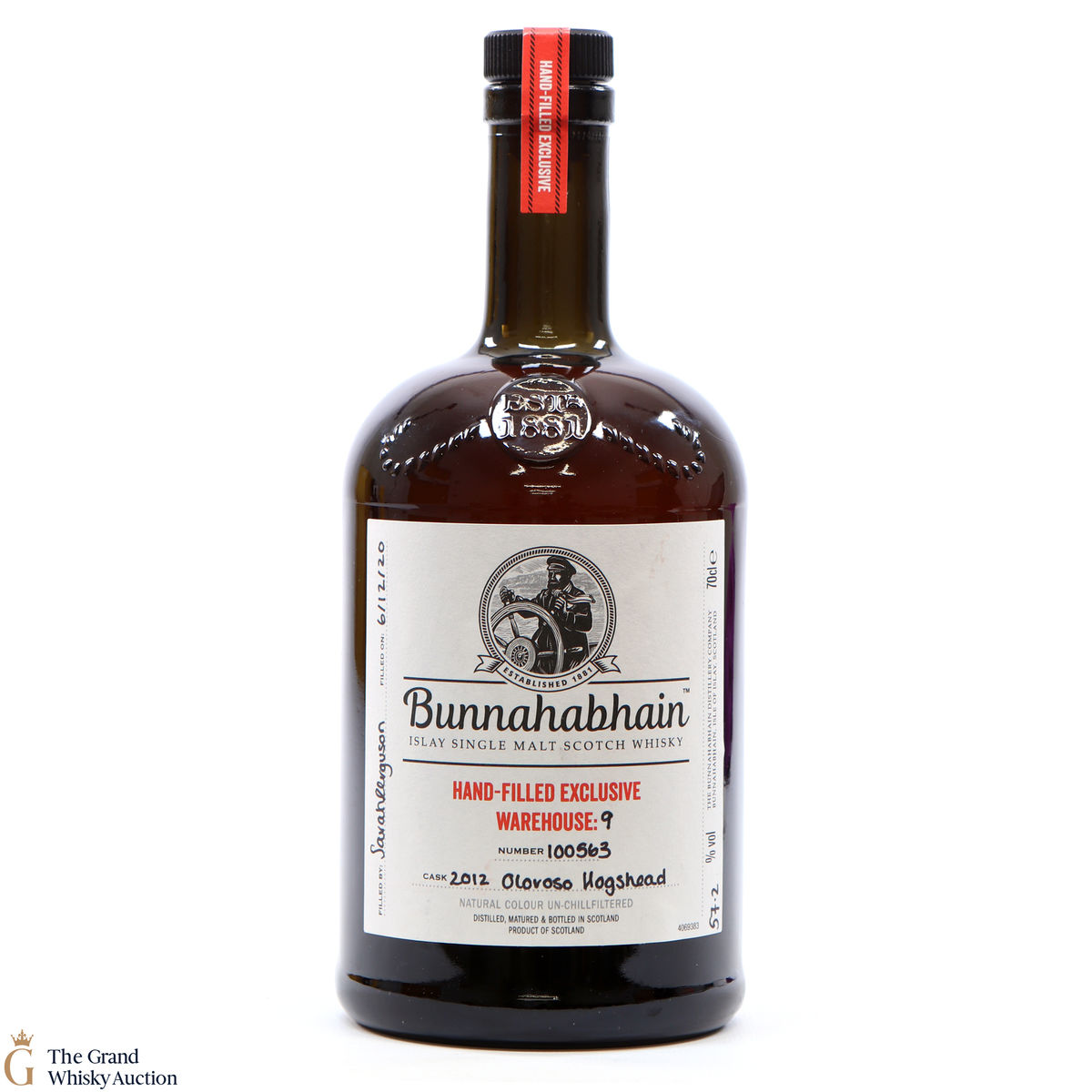 Bunnahabhain - 2012 Hand Filled Oloroso Hogshead #100563