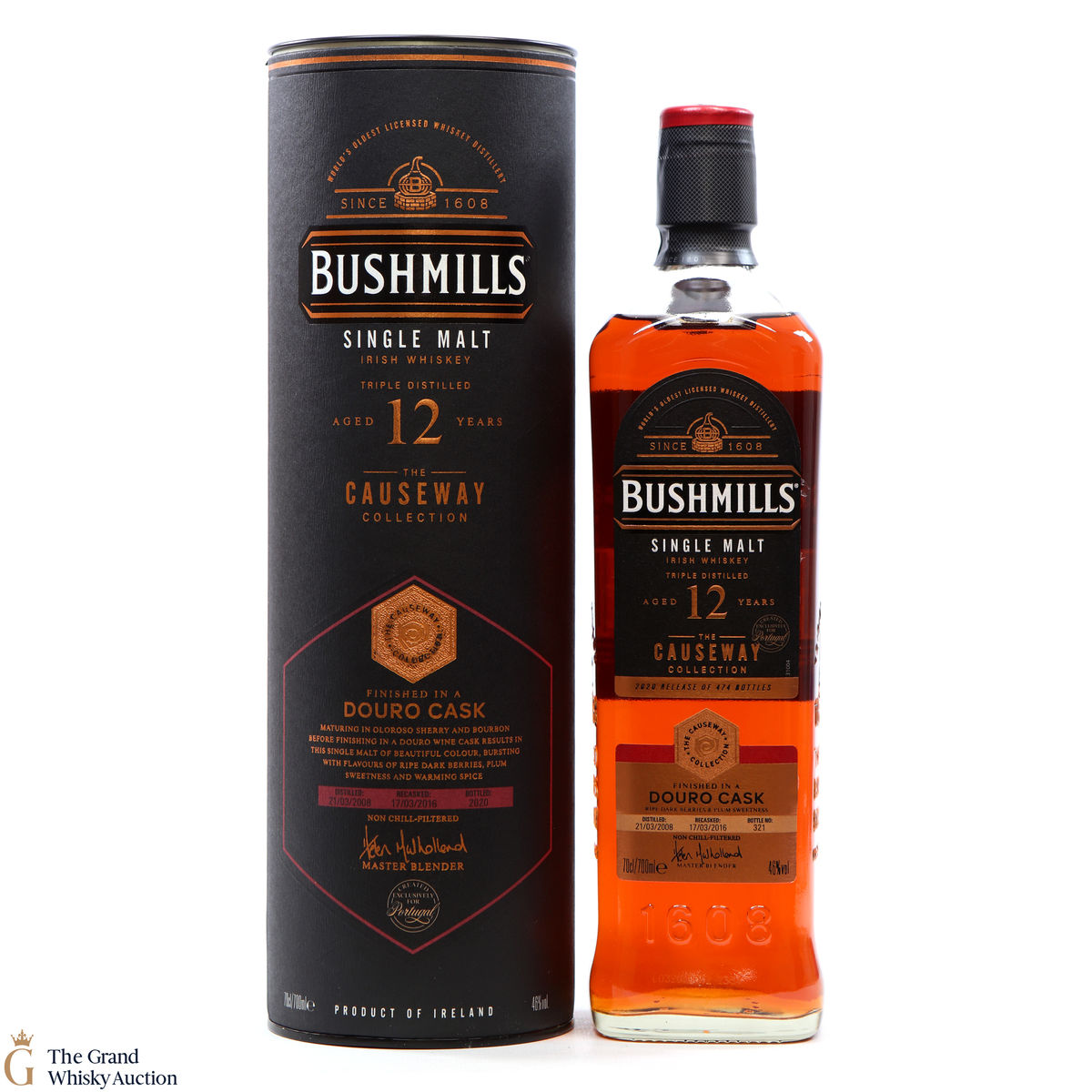 Bushmills - 12 Year Old - Douro Cask - Causeway Collection - Exclusively for Portugal