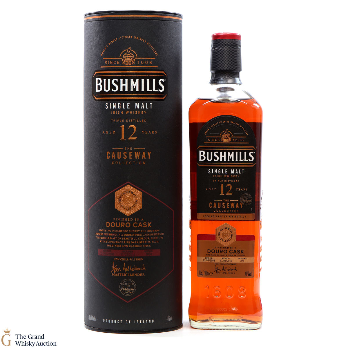 Bushmills - 12 Year Old - Douro Cask - Causeway Collection - Exclusively for Portugal