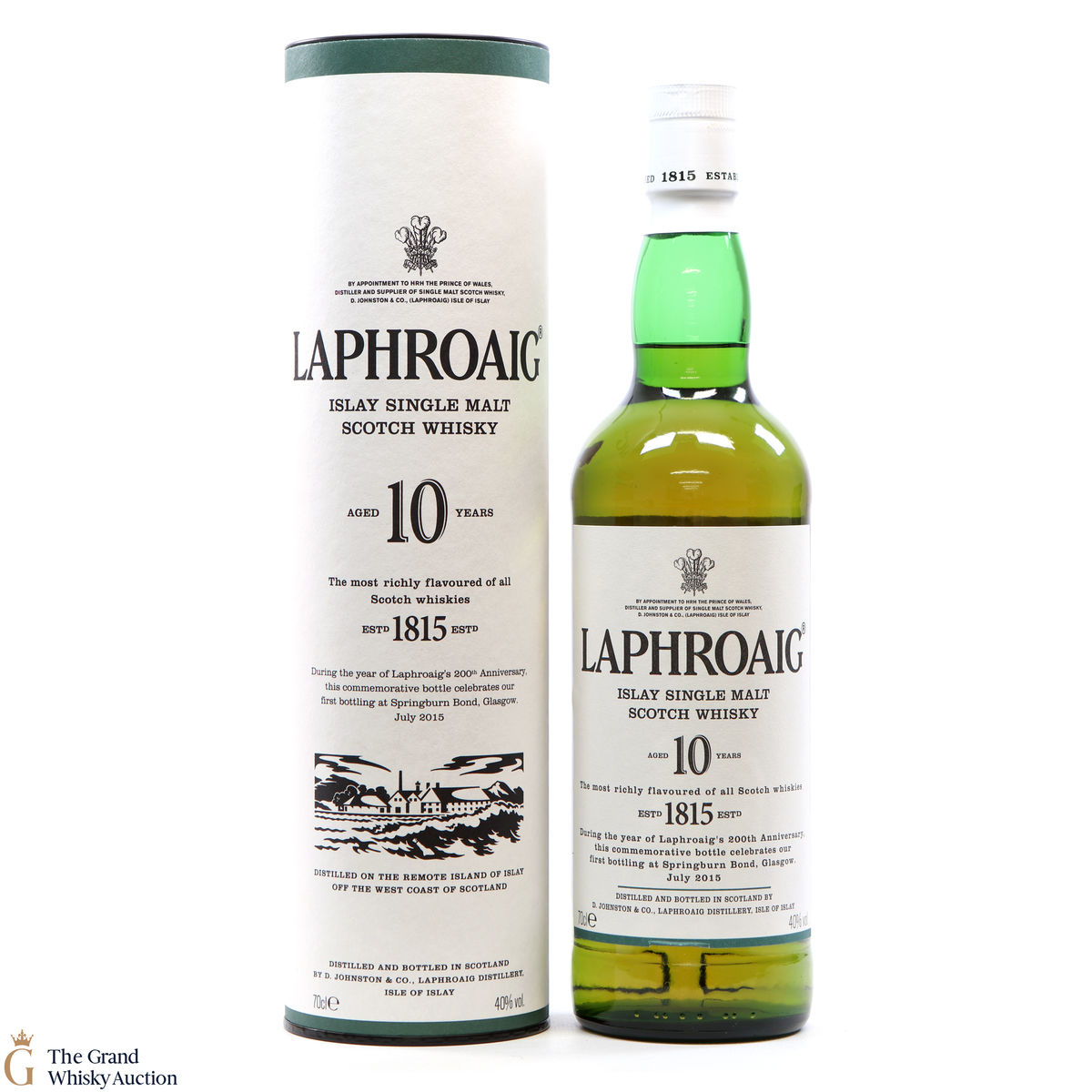 Laphroaig - 10 Year Old - 200th Anniversary Limited Edition Springburn Bond Bottling