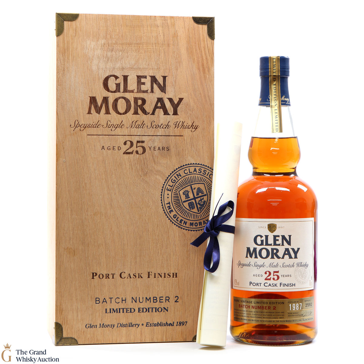 Glen Moray - 25 Year Old 1987 - Port Cask Finish Batch #2