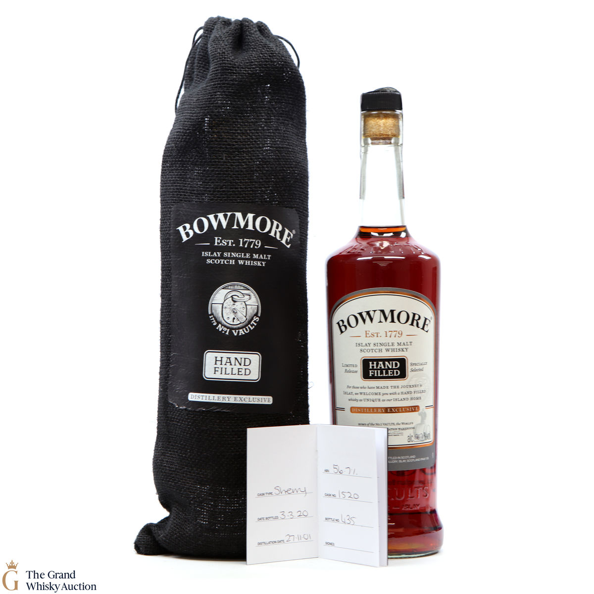 Bowmore - 18 Year Old 2001 - 2020 Hand Fill - Sherry Cask #1520