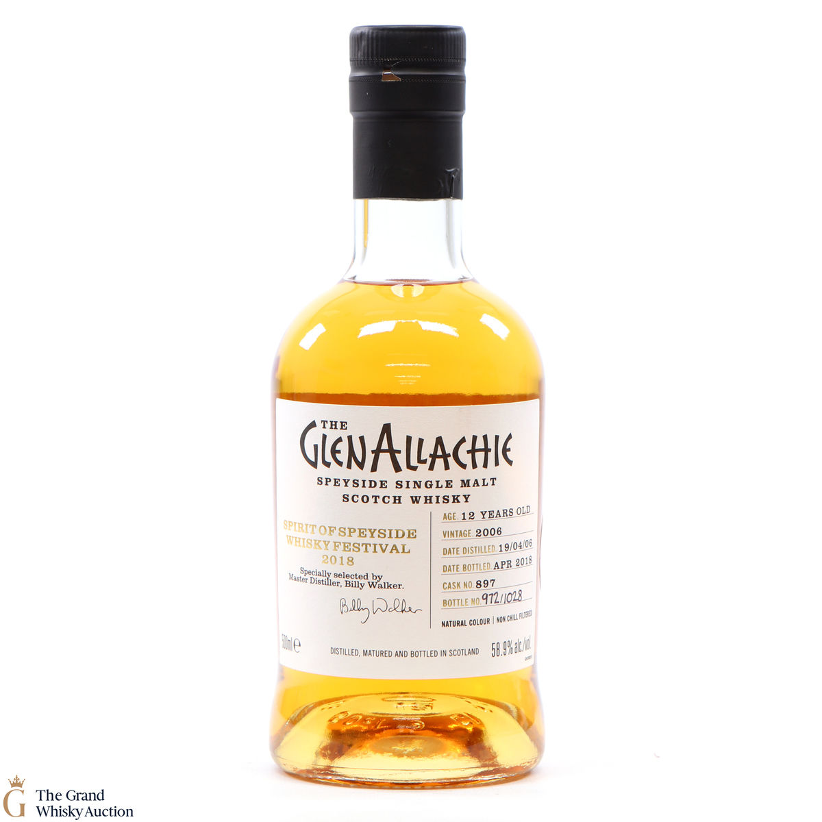 GlenAllachie - 12 Year Old 2006 #897 - Spirit of Speyside 2018 (SIGNED)