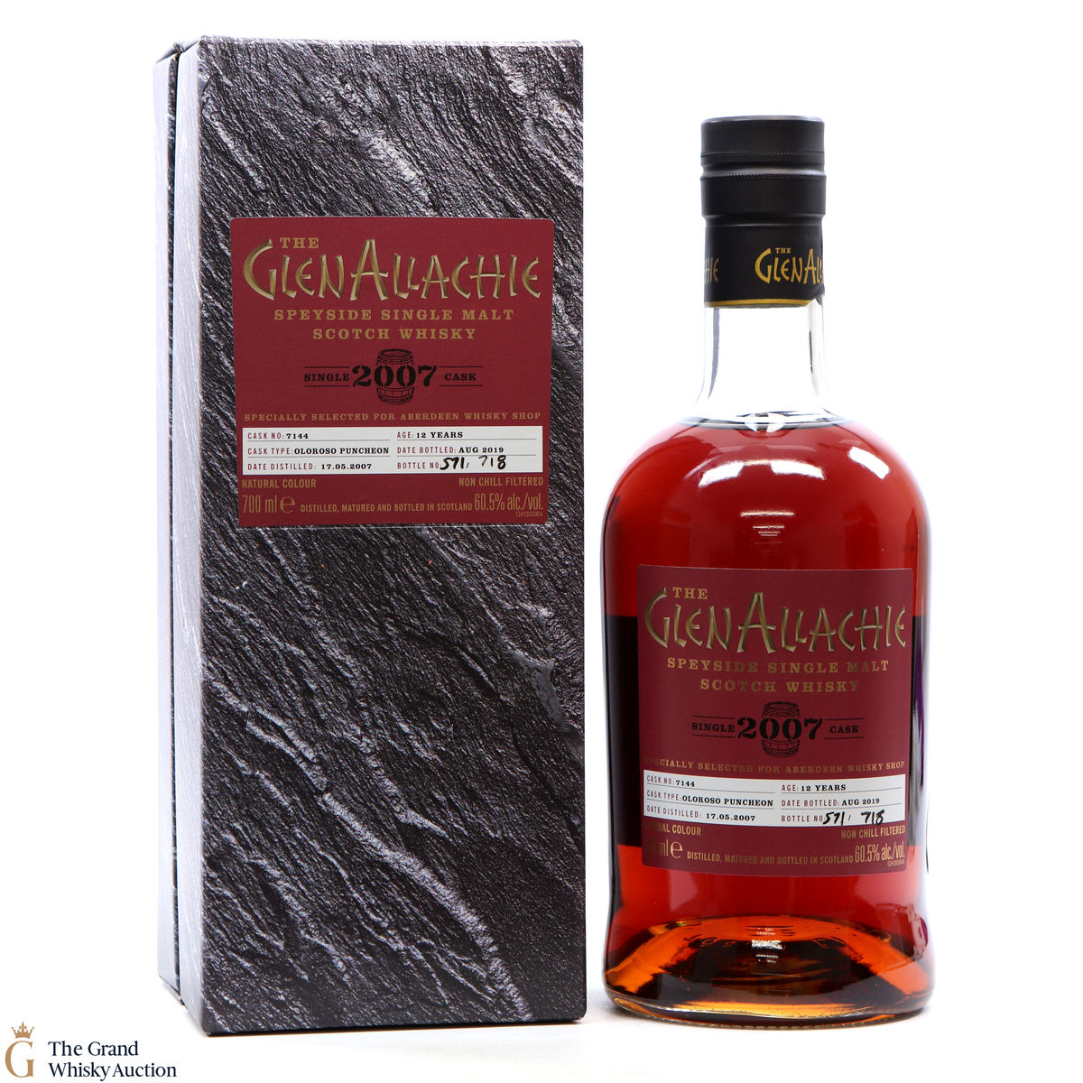 Glenallachie - 12 Year Old #7144 Aberdeen Whisky Shop 2007