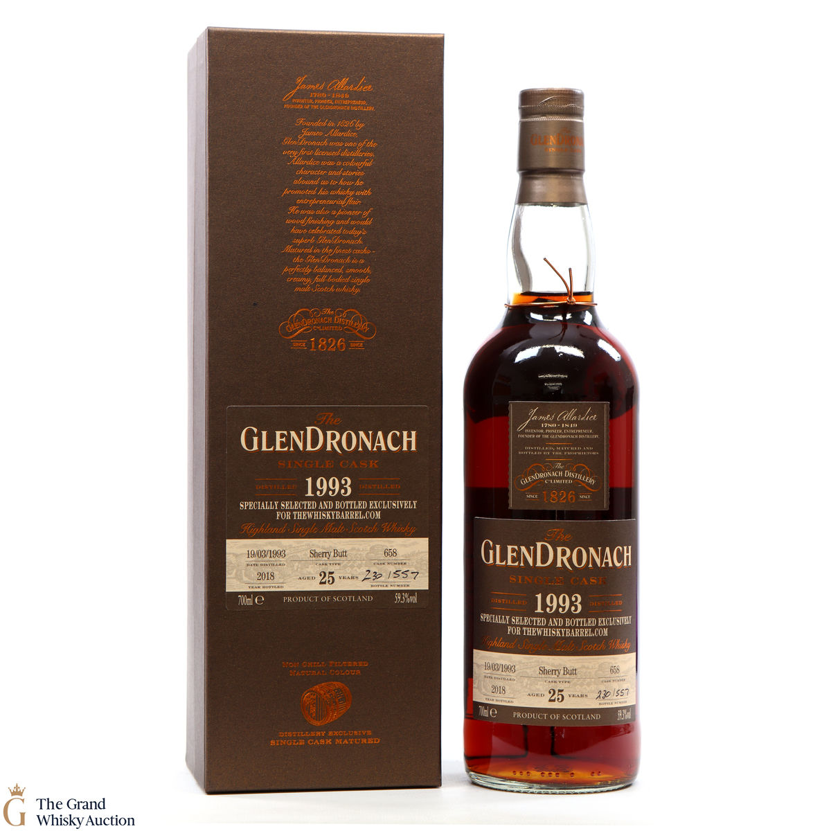 GlenDronach - 25 Year Old - 1993 Sherry Butt #658