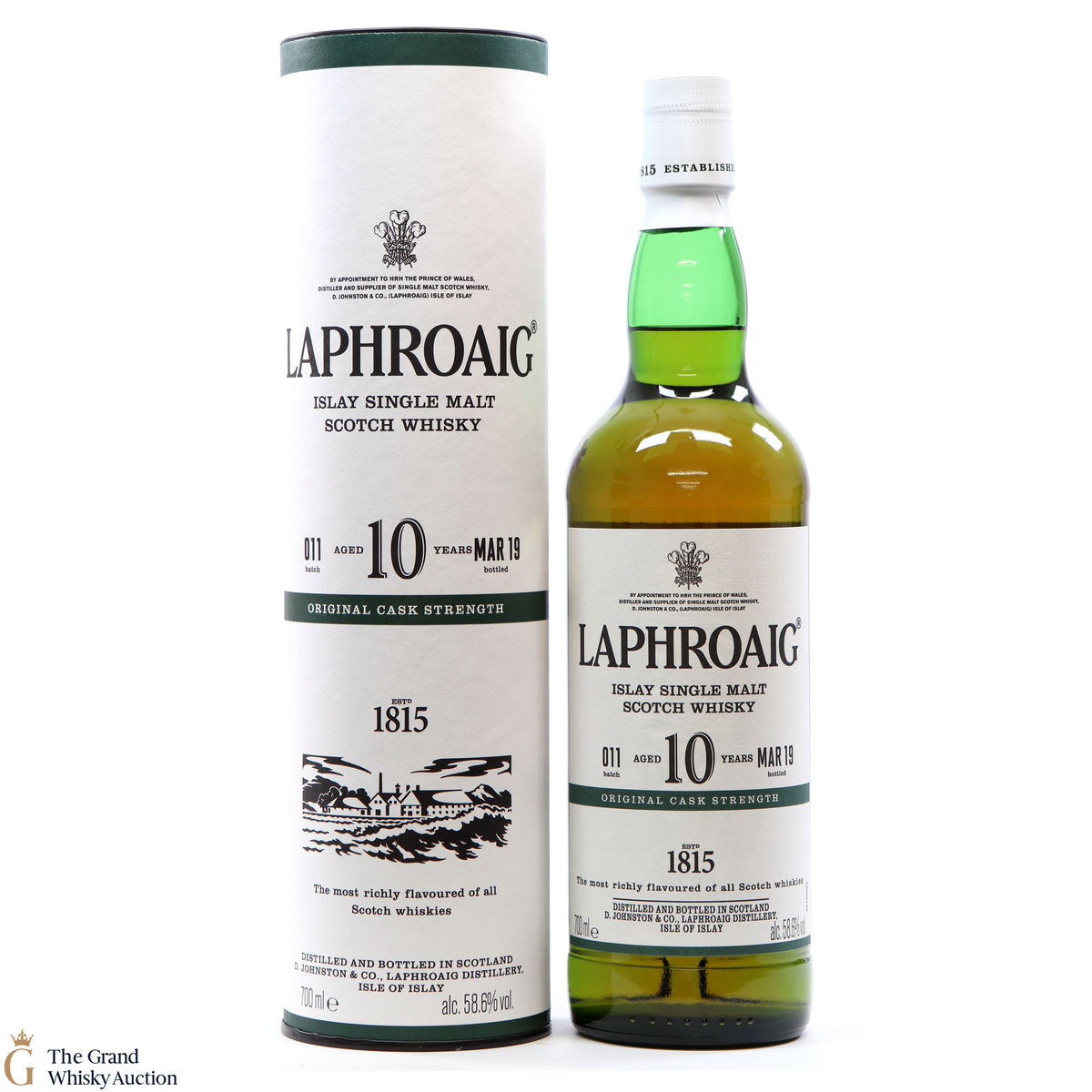 Laphroaig - 10 Year Old - Original Cask Strength Batch #011