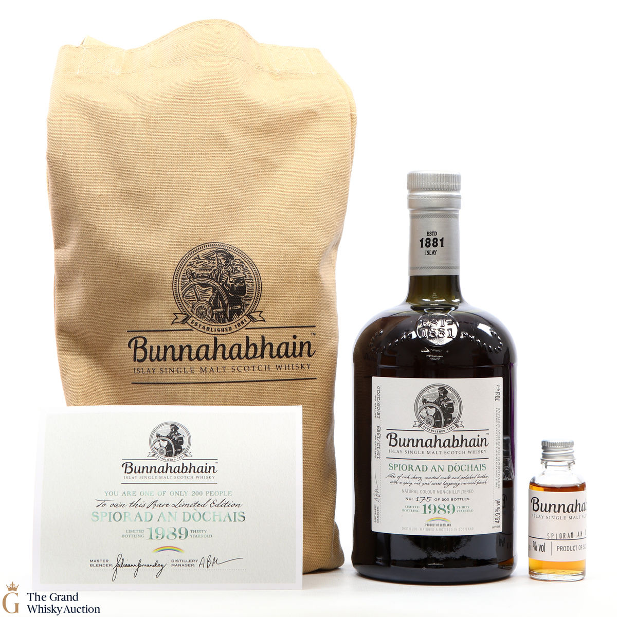 Bunnahabhain - 30 Year Old 1989  Spiorad An Dochais Feis Ile 2020