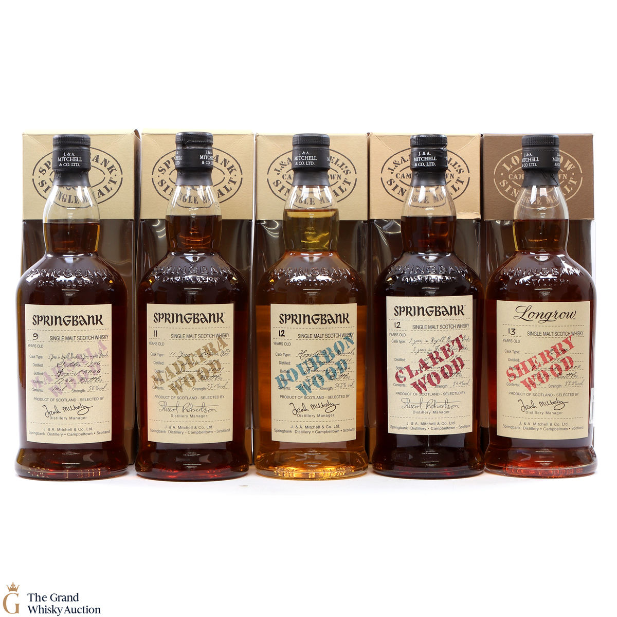 Springbank - Wood Expressions - 70cl x5