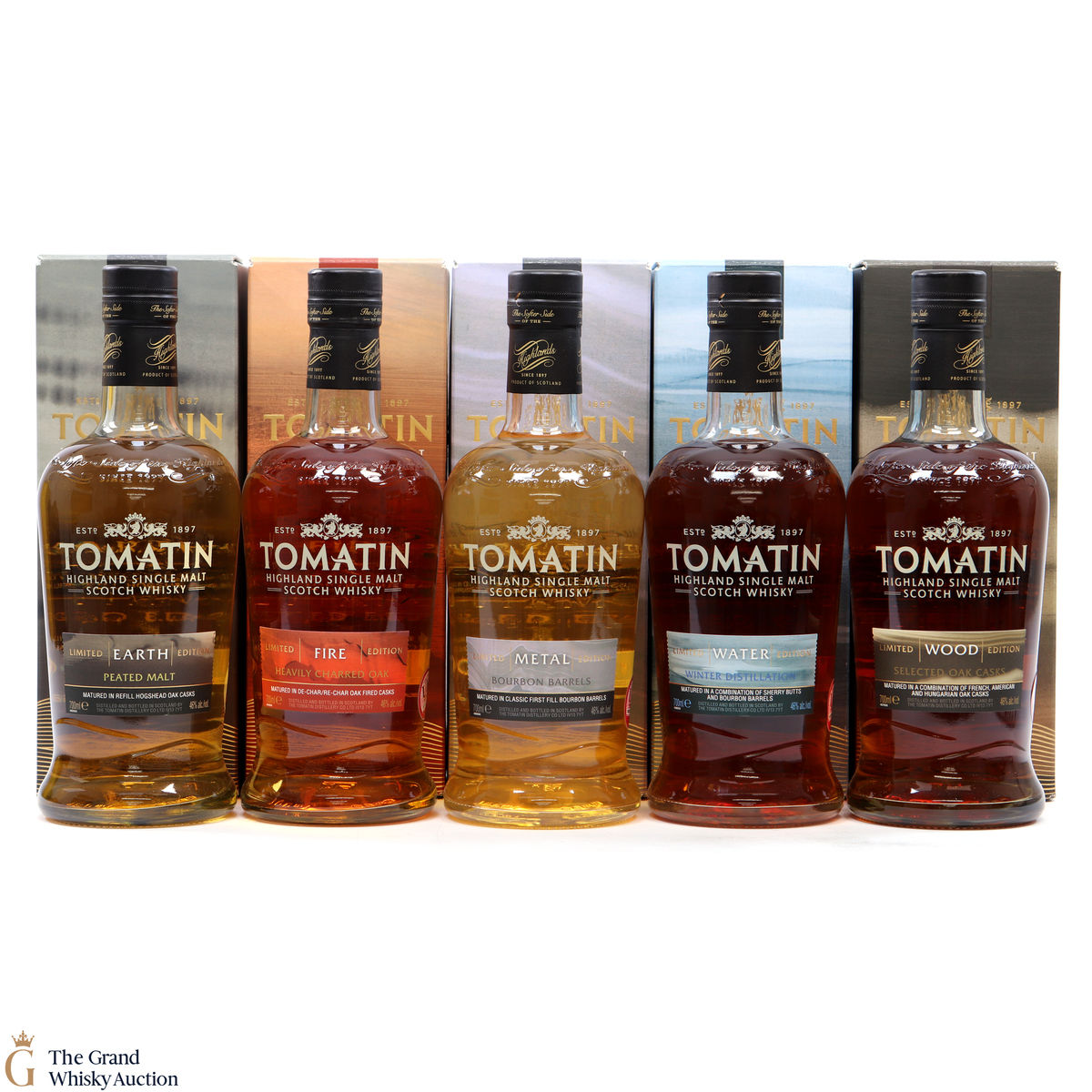 Tomatin - Five Virtues (Wood, Fire, Earth, Metal & Water) Limited Edition 