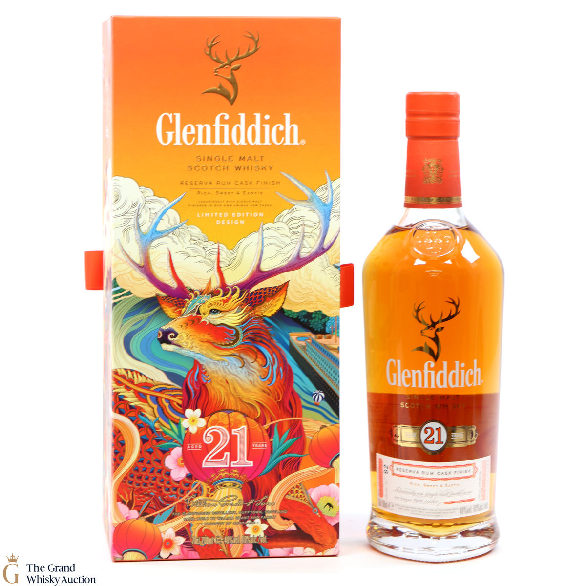 Glenfiddich - 21 Year Old - Gran Reserva Rum Cask - Limited Edition Design 