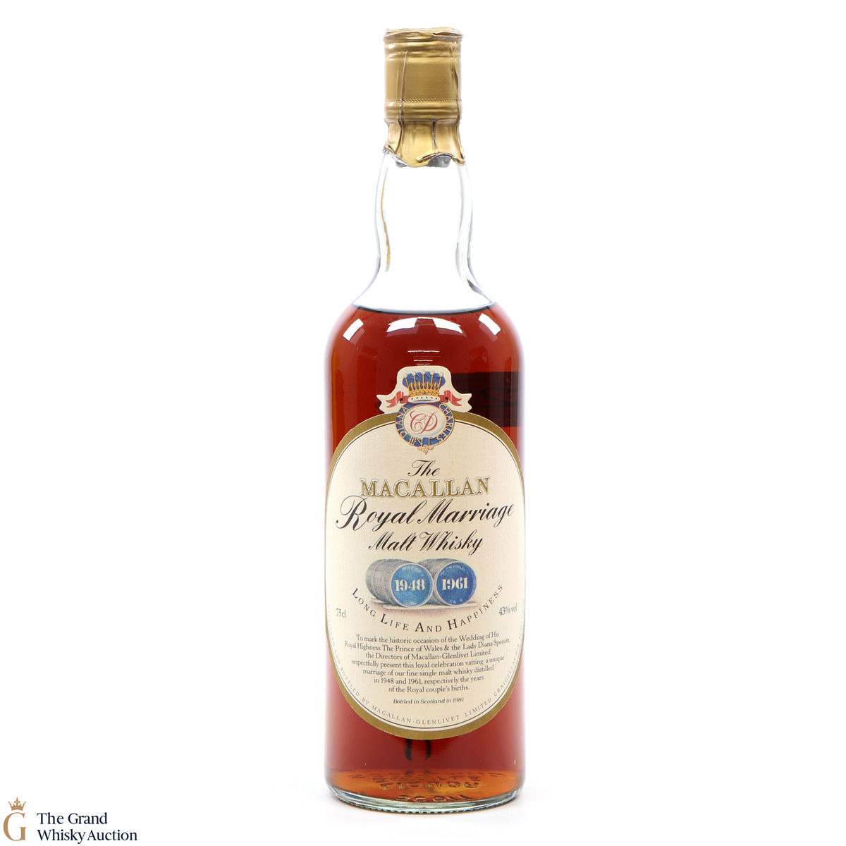 Macallan - 1948 - 1961 Royal Marriage 1981