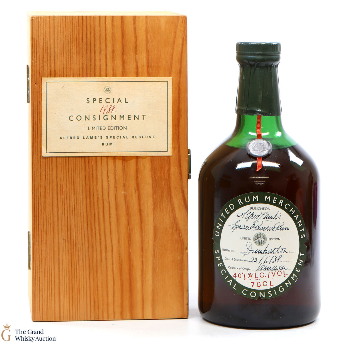 United Rum Merchants - Special Reserve 1939 - Alfred Lamb