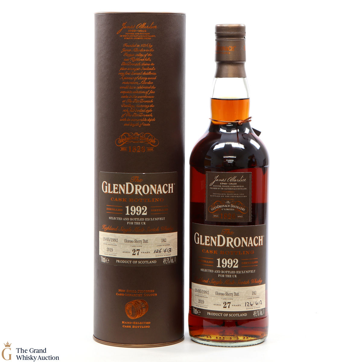 Glendronach - 27 Year Old #182 Oloroso Sherry Butt 1992