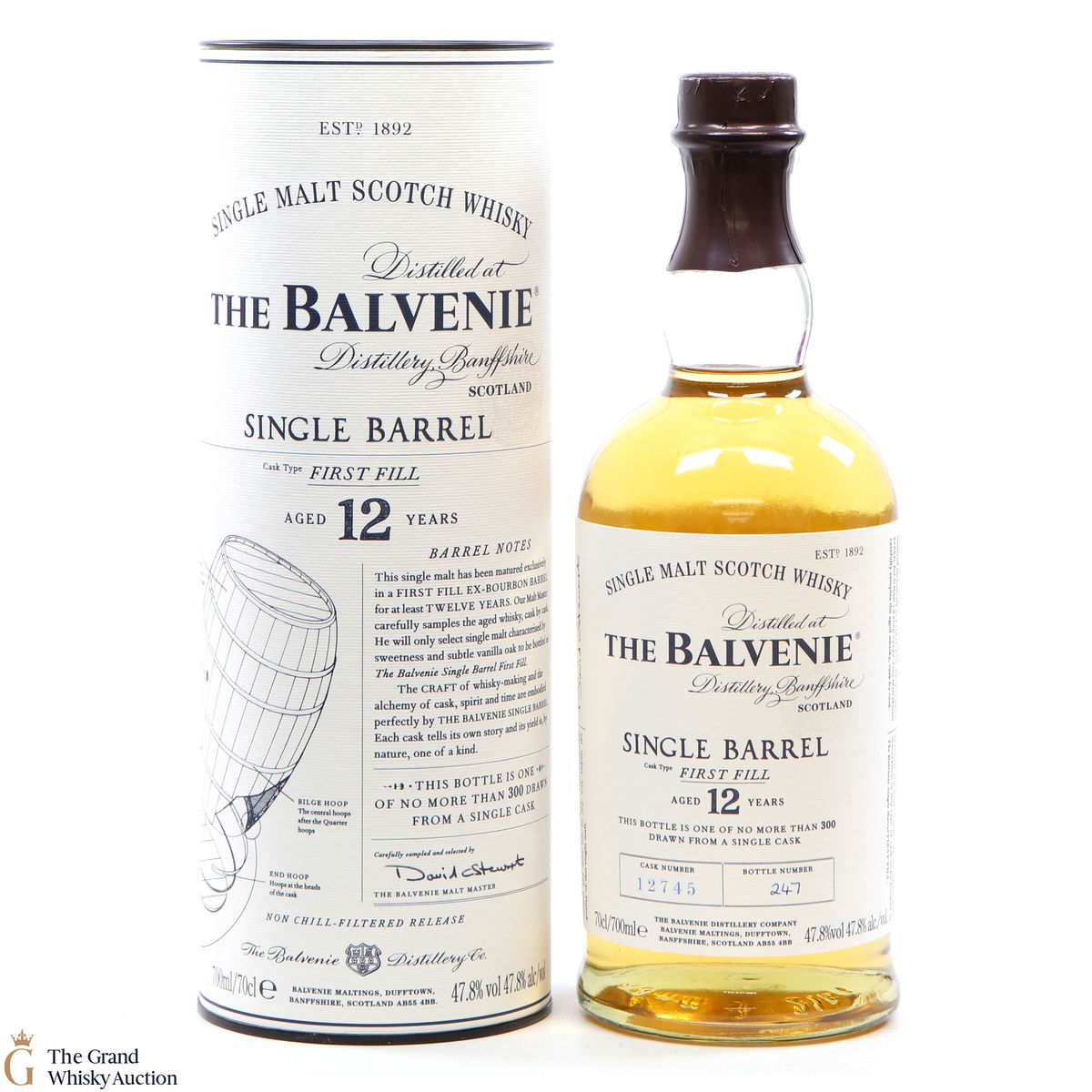 Balvenie - 12 Year Old  Single Barrel #12745