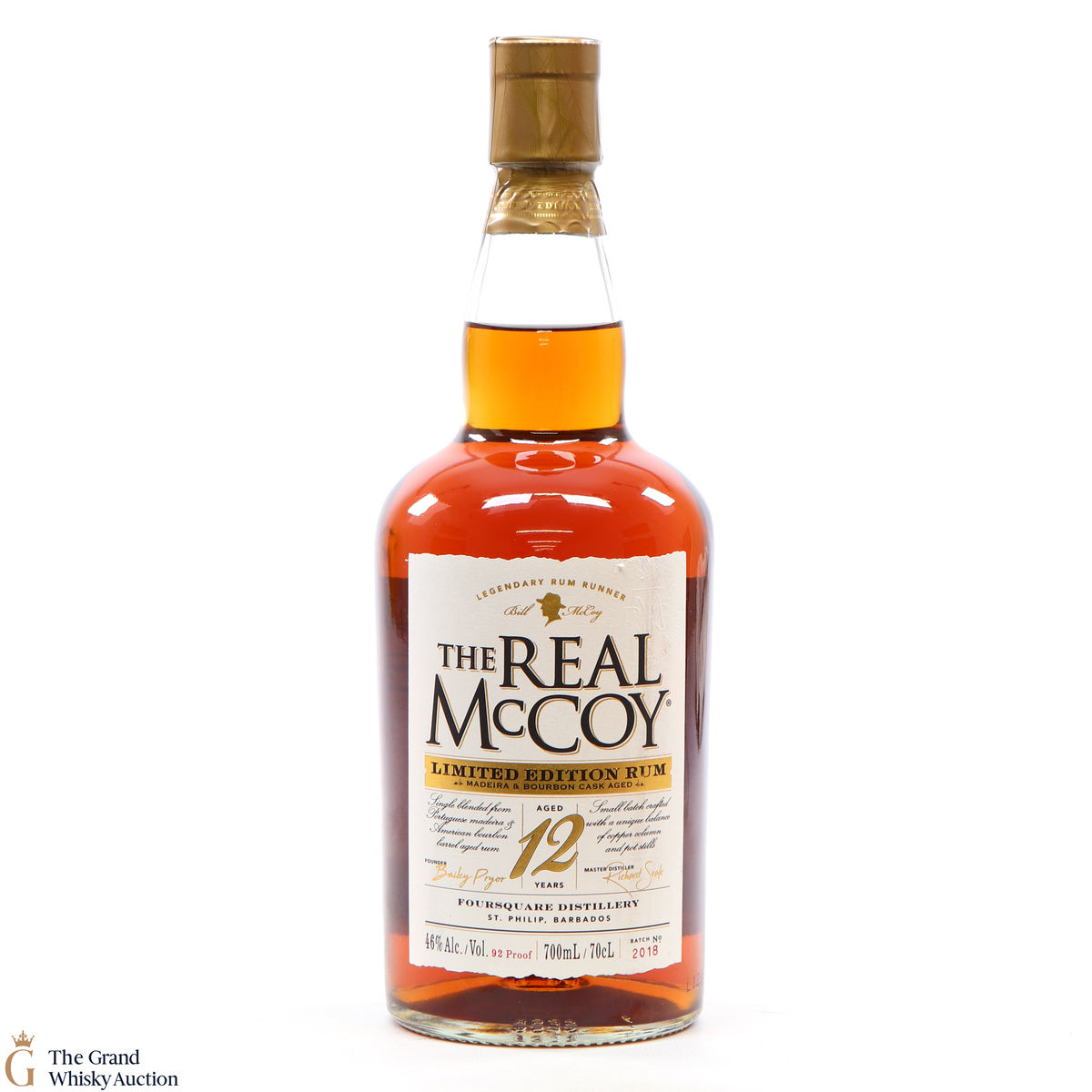 The Real McCoy - 12 Year Old Rum - #2018