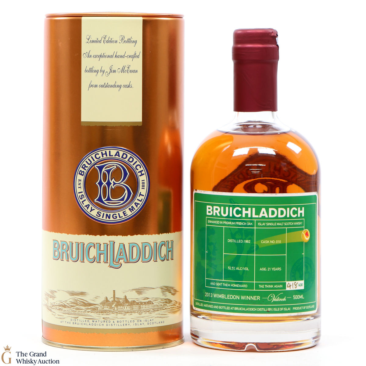 Bruichladdich - 1992 Valinch - Wimbledon Winner 2013