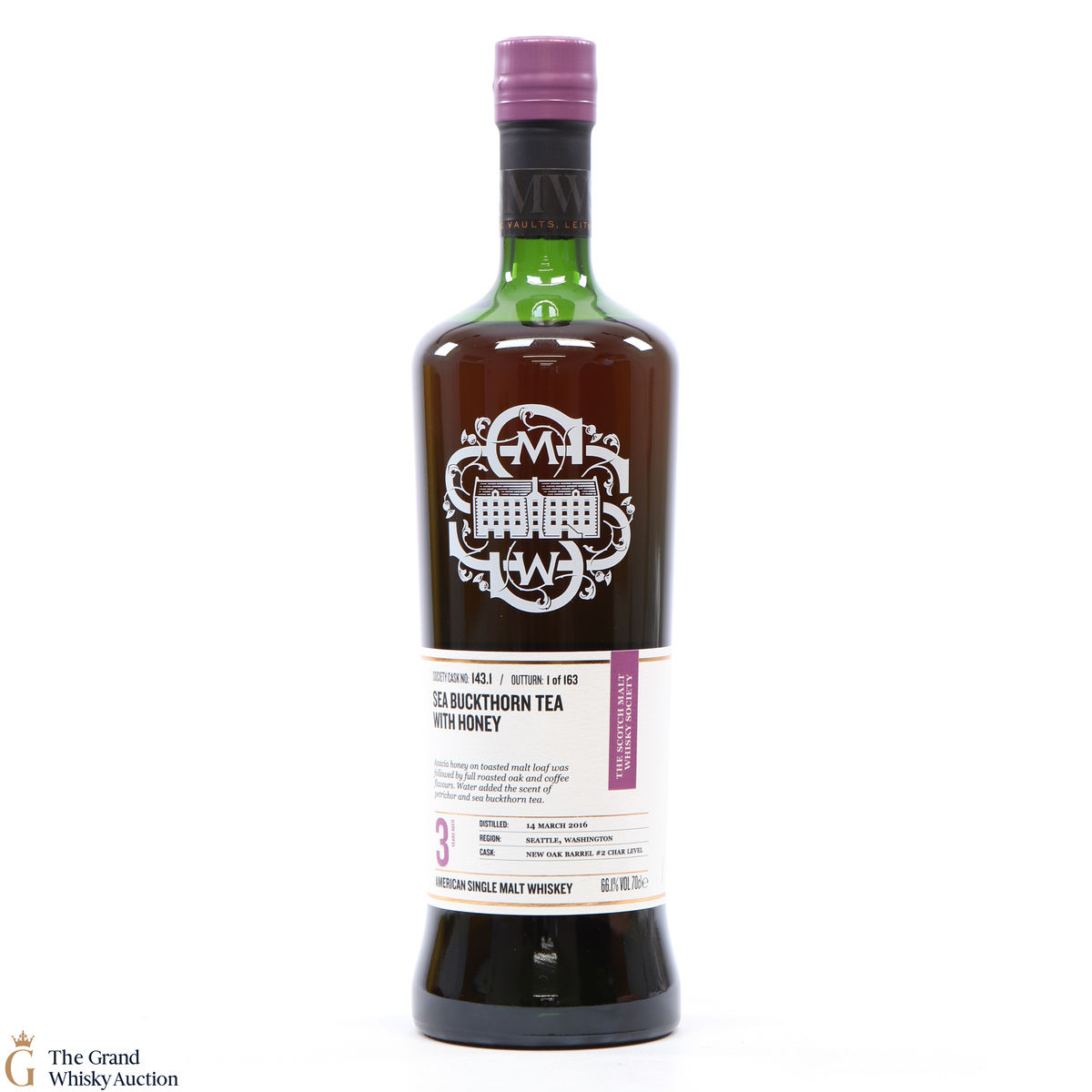 Copperworks Distilling - 3 Year Old SMWS 143.1 Sea Buckthorn Tea with Honey