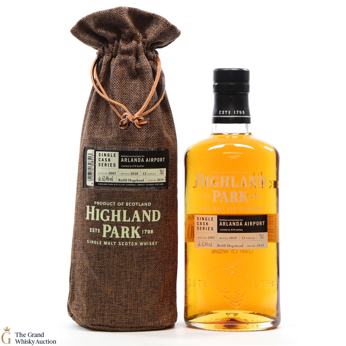 Highland Park - 12 Year Old - Single Cask #2634 - Arlanda Airport