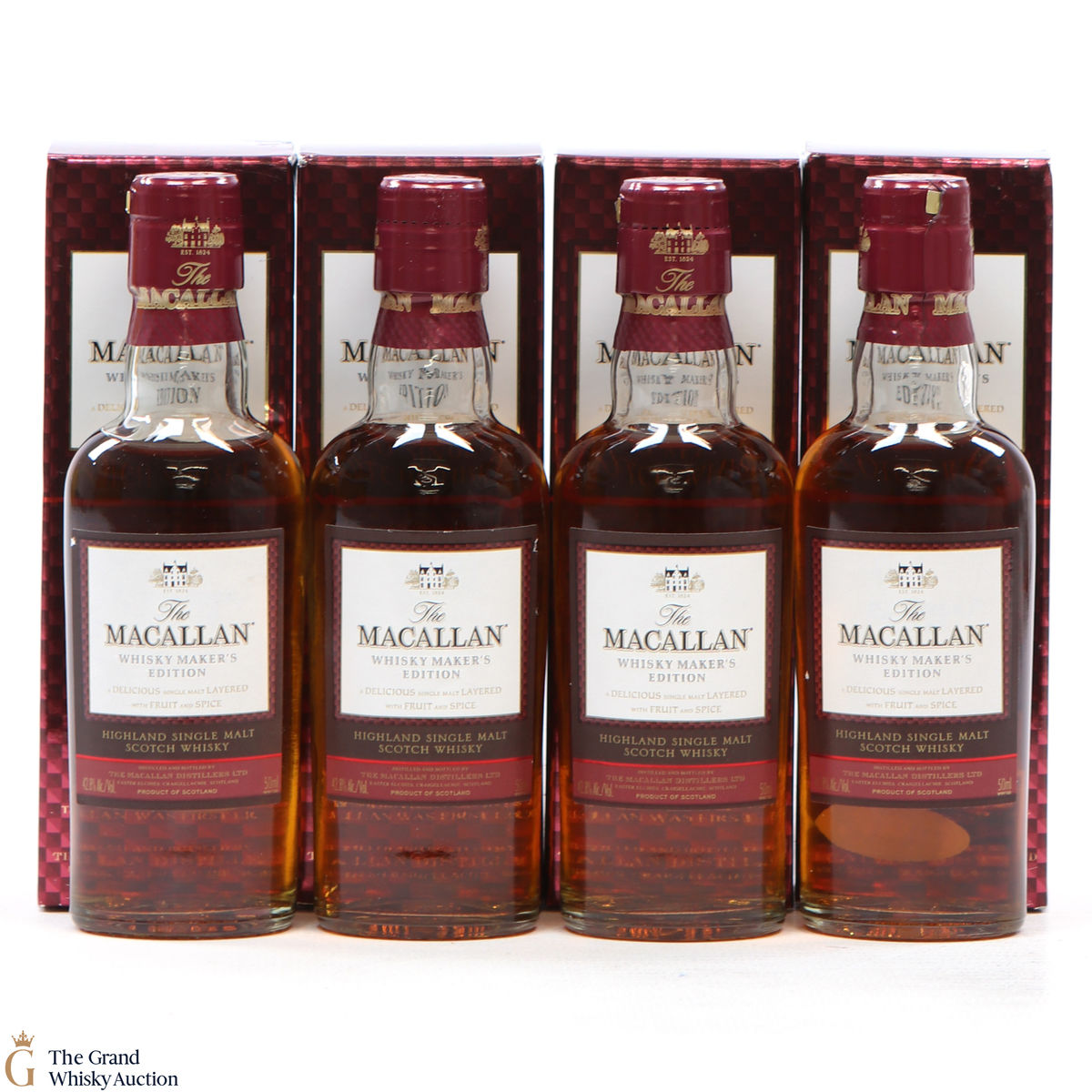Macallan - The 1824 Collection - Whisky Maker's Edition - 4 x 5cl