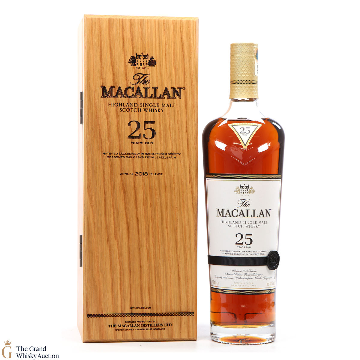 Macallan - 25 Year Old - Sherry Oak - 2018