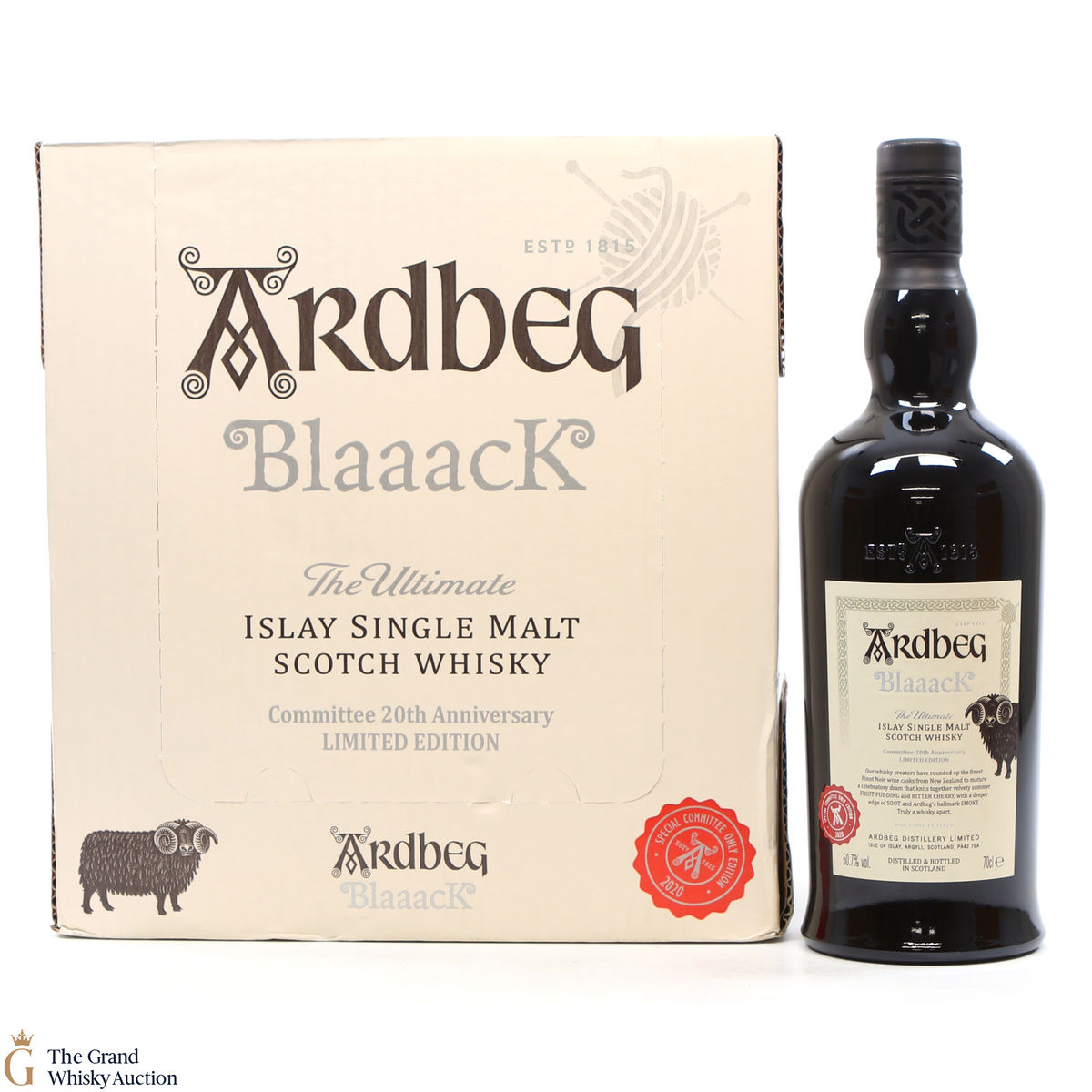 Ardbeg - Blaaack 20th Anniversary Committee Release 2020 (6 x 70cl)