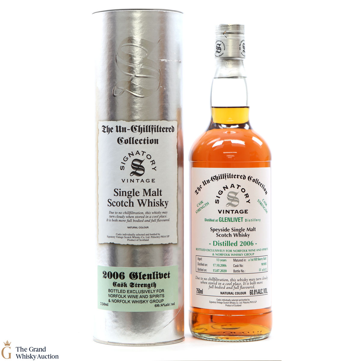 Glenlivet - 13 Year Old 2006 Signatory #901005