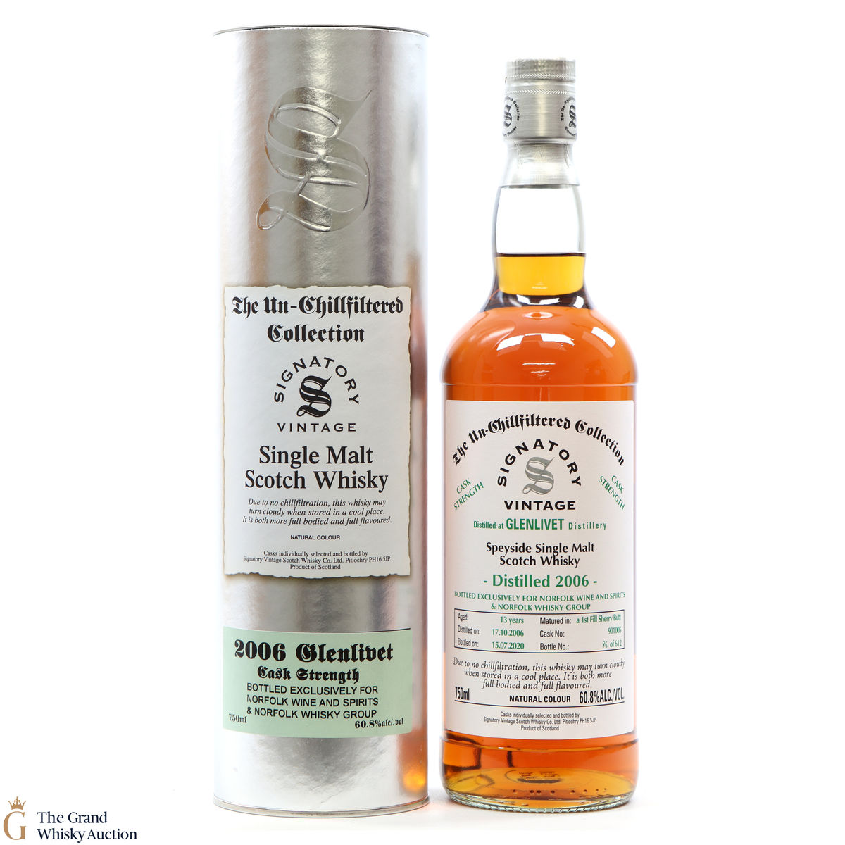 Glenlivet - 13 Year Old 2006 Signatory #901005