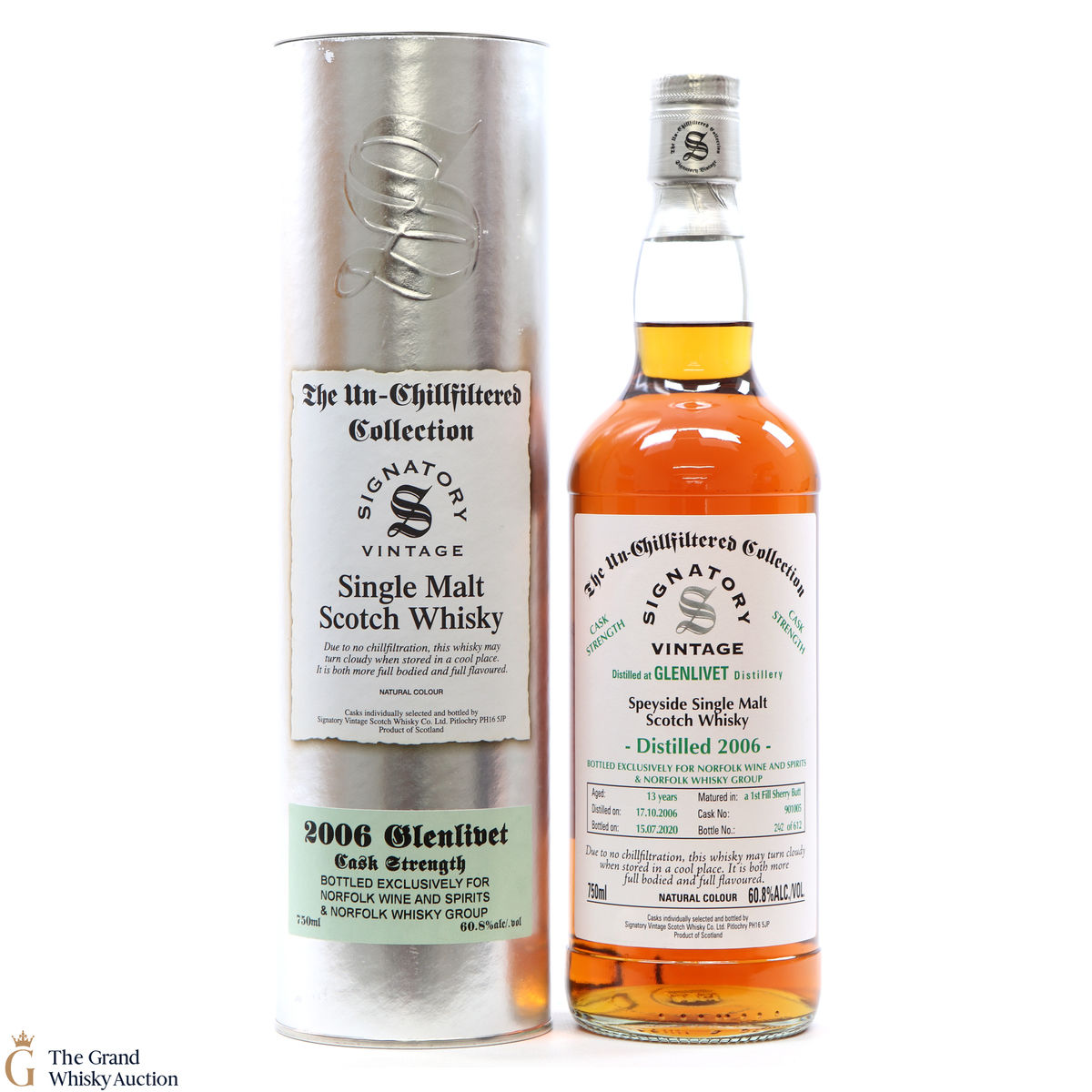 Glenlivet - 13 Year Old 2006 Signatory #901005