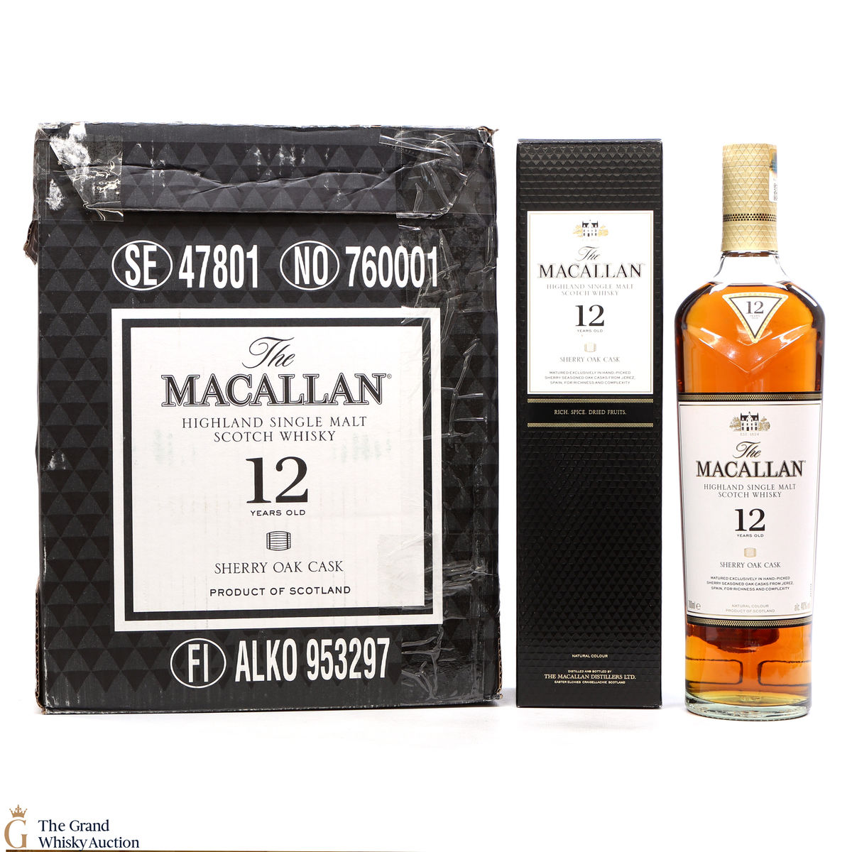 Macallan - 12 Year Old - Sherry Oak 6 x 70cl