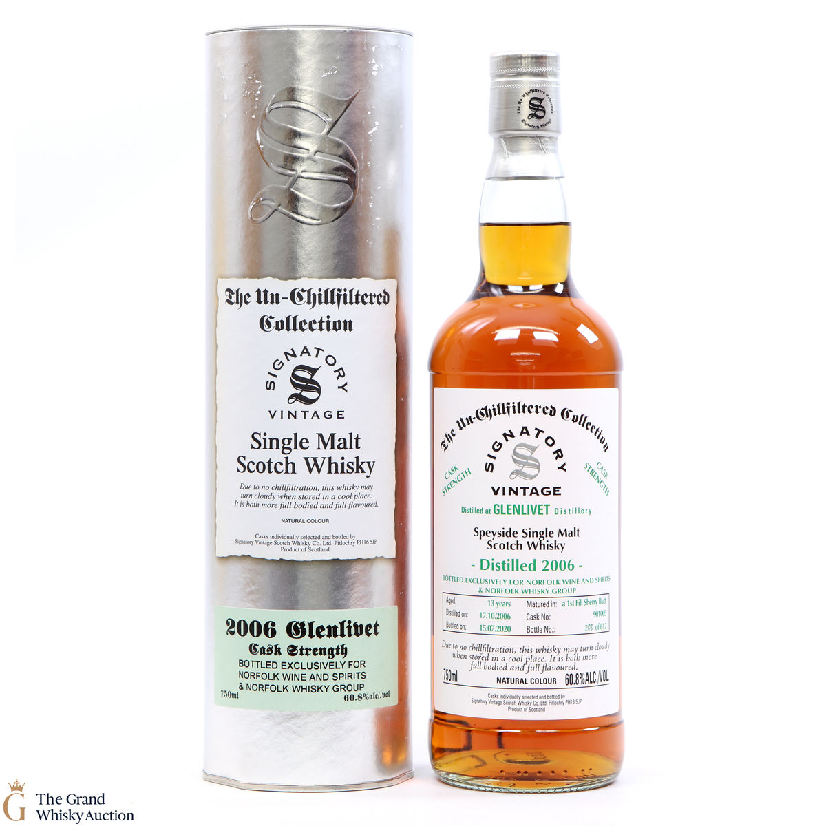 Glenlivet - 13 Year Old 2006 Signatory #901005