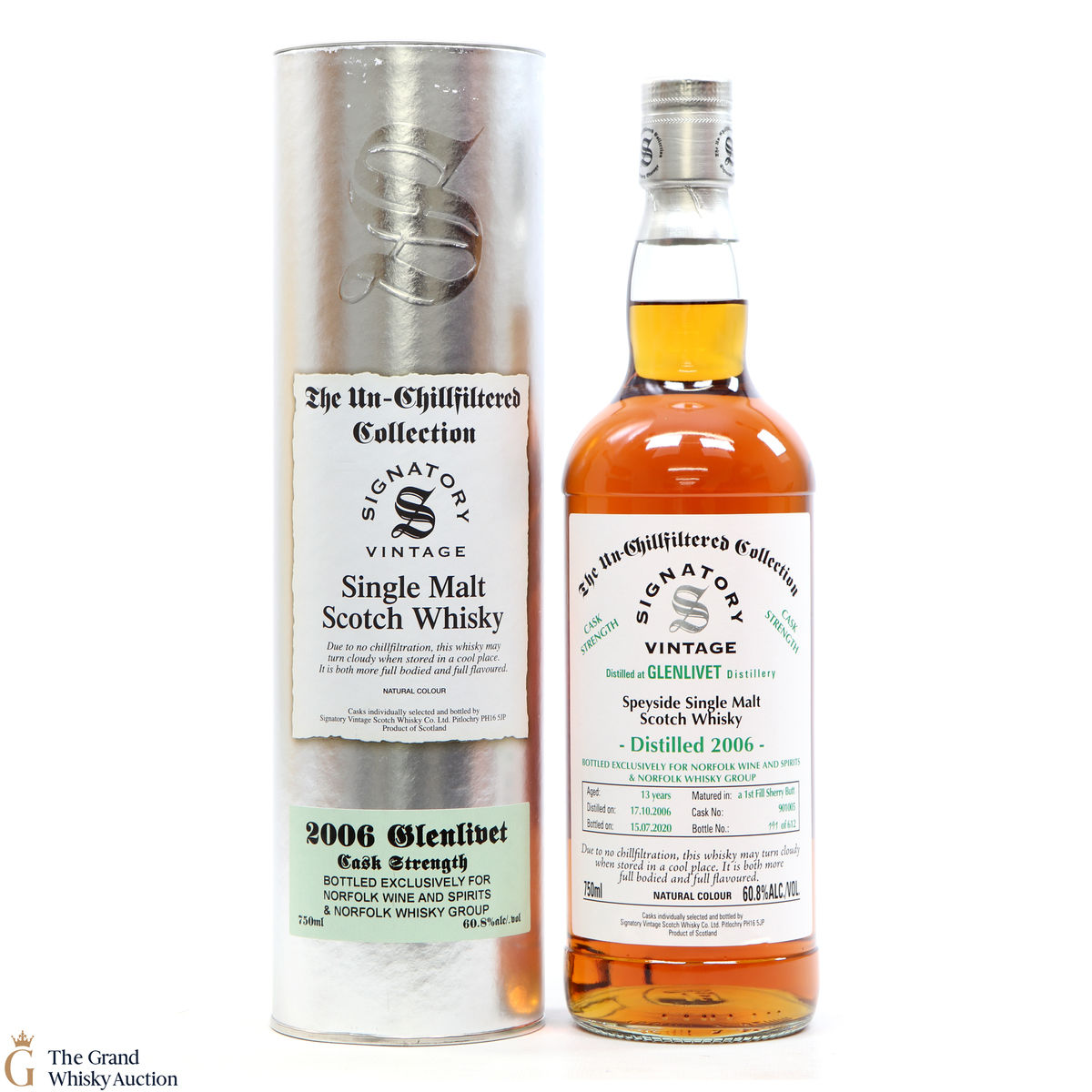 Glenlivet - 13 Year Old 2006 Signatory #901005