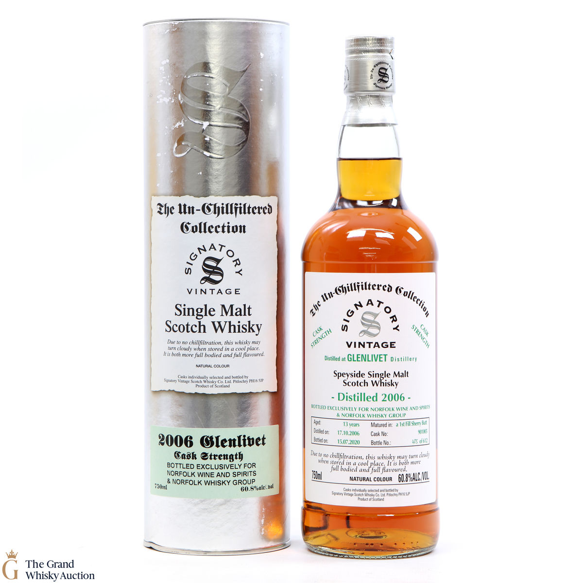 Glenlivet - 13 Year Old 2006 Signatory #901005