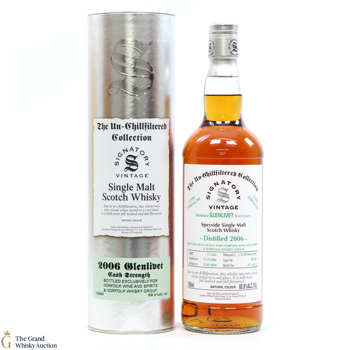 Glenlivet - 13 Year Old 2006 Signatory #901005