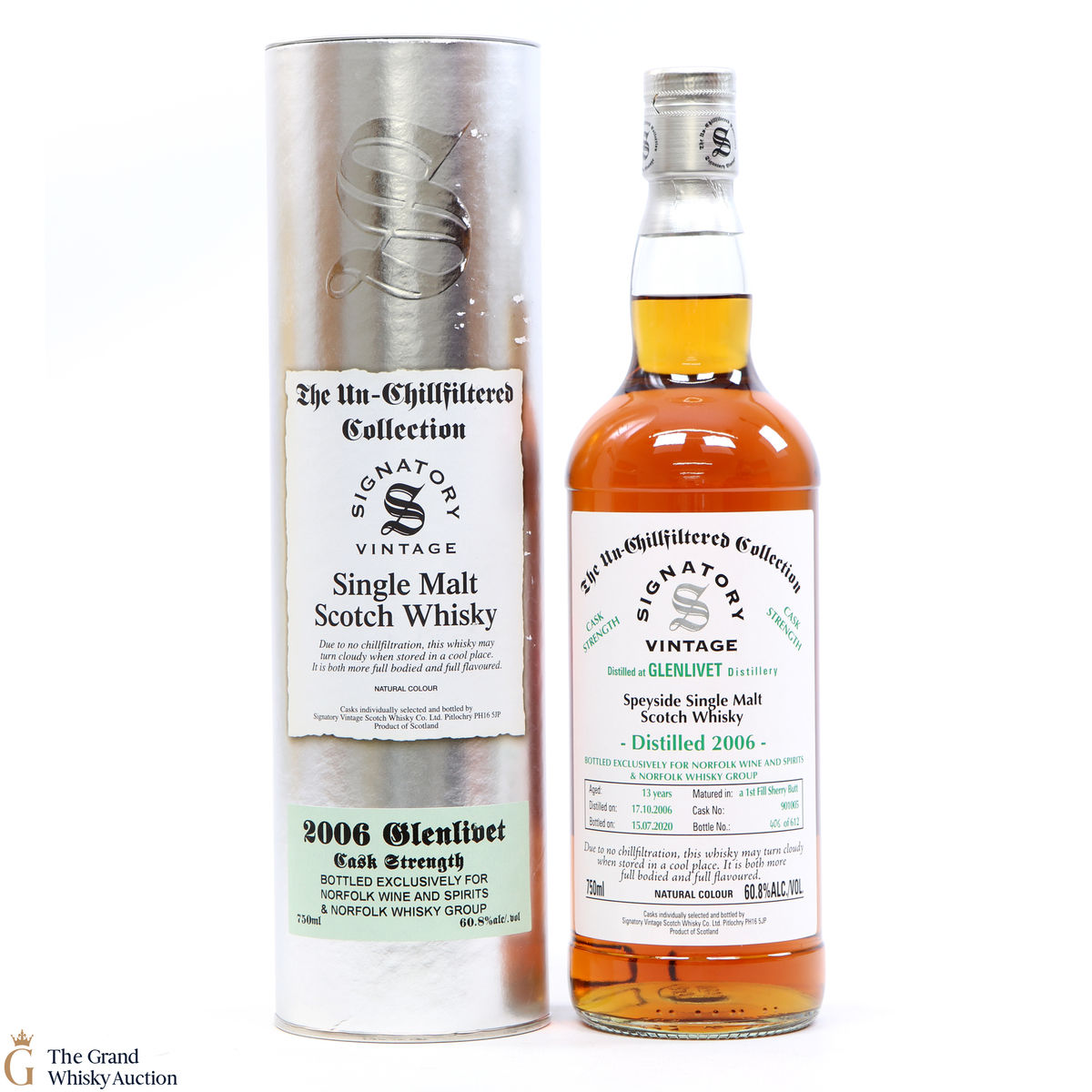 Glenlivet - 13 Year Old 2006 Signatory #901005