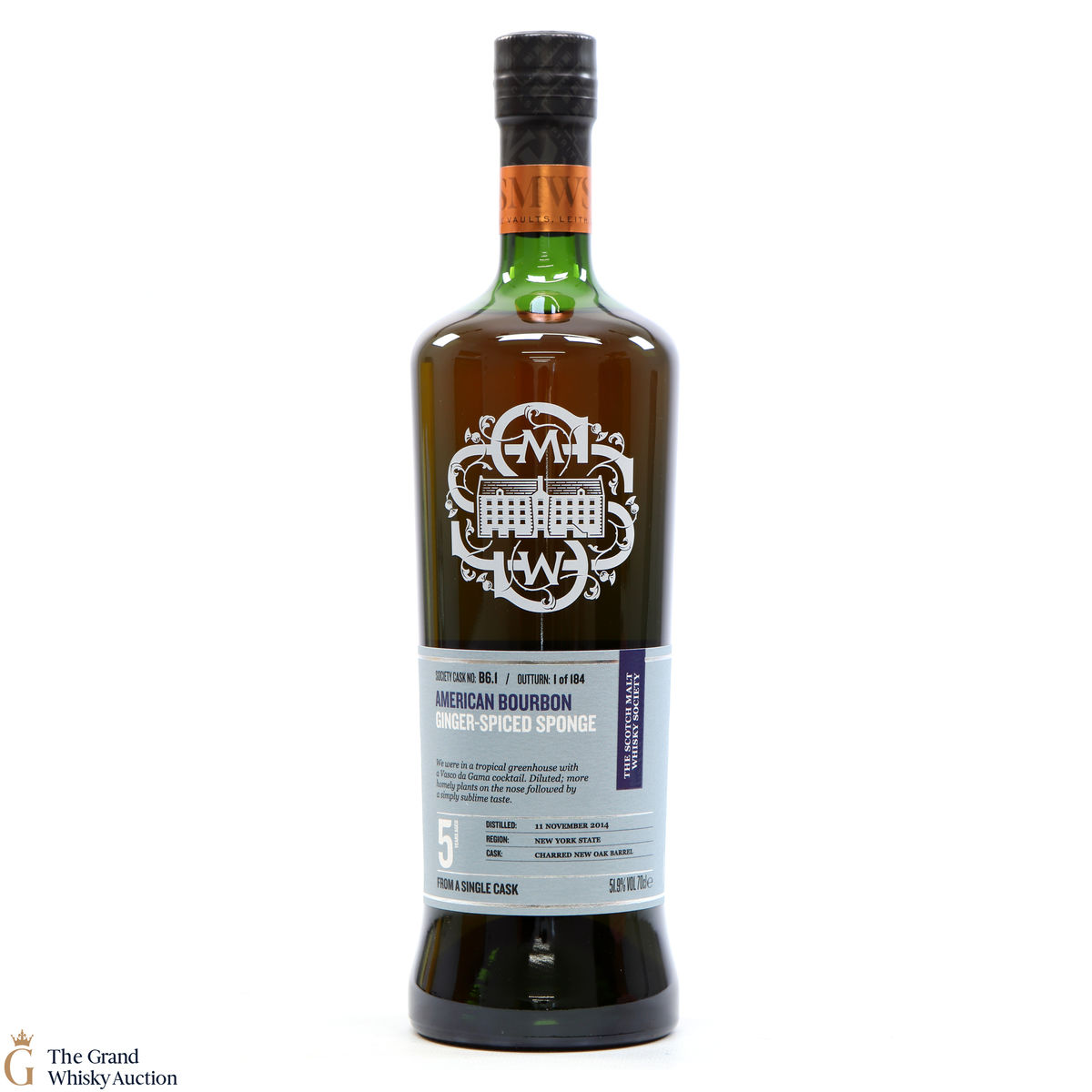New Bernheim - 5 Year Old - SMWS B6.1 - Ginger-Spiced Sponge