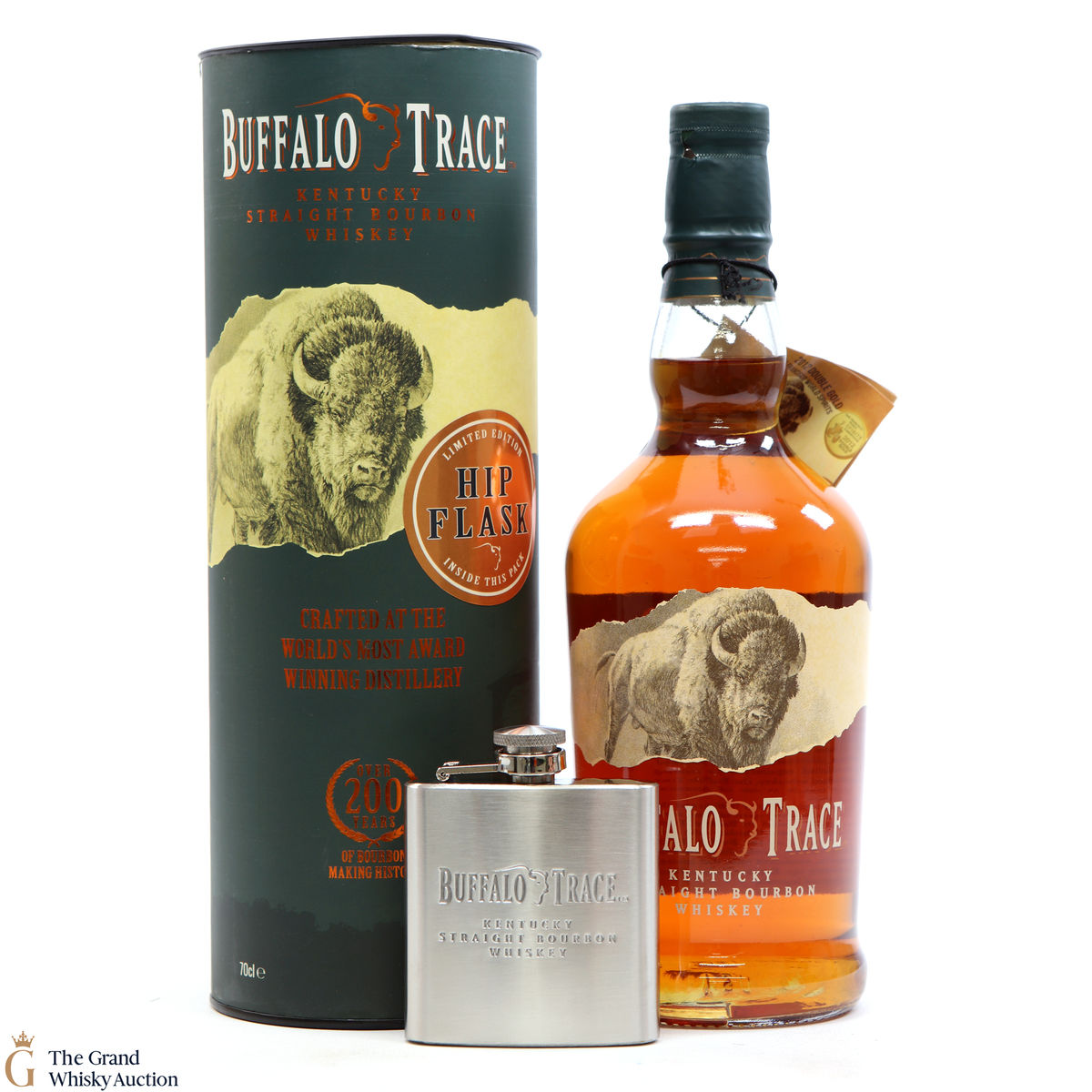Buffalo Trace - Kentucky Bourbon & Hip Flask