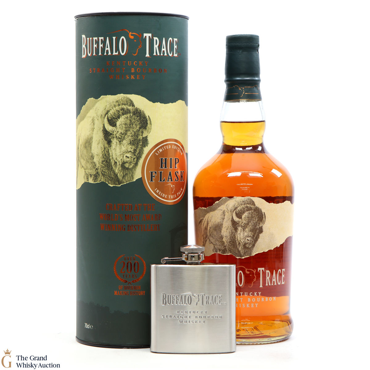 Buffalo Trace - Kentucky Bourbon & Hip Flask