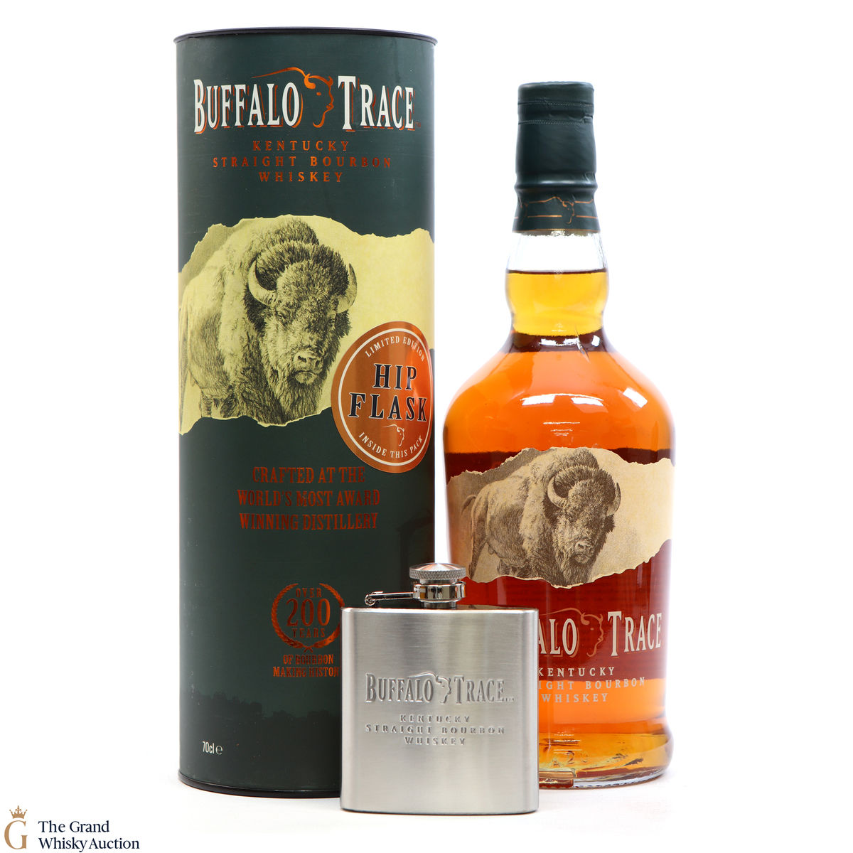 Buffalo Trace - Kentucky Bourbon & Hip Flask