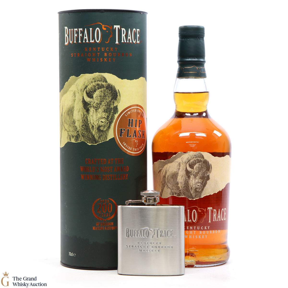 Buffalo Trace - Kentucky Bourbon & Hip Flask