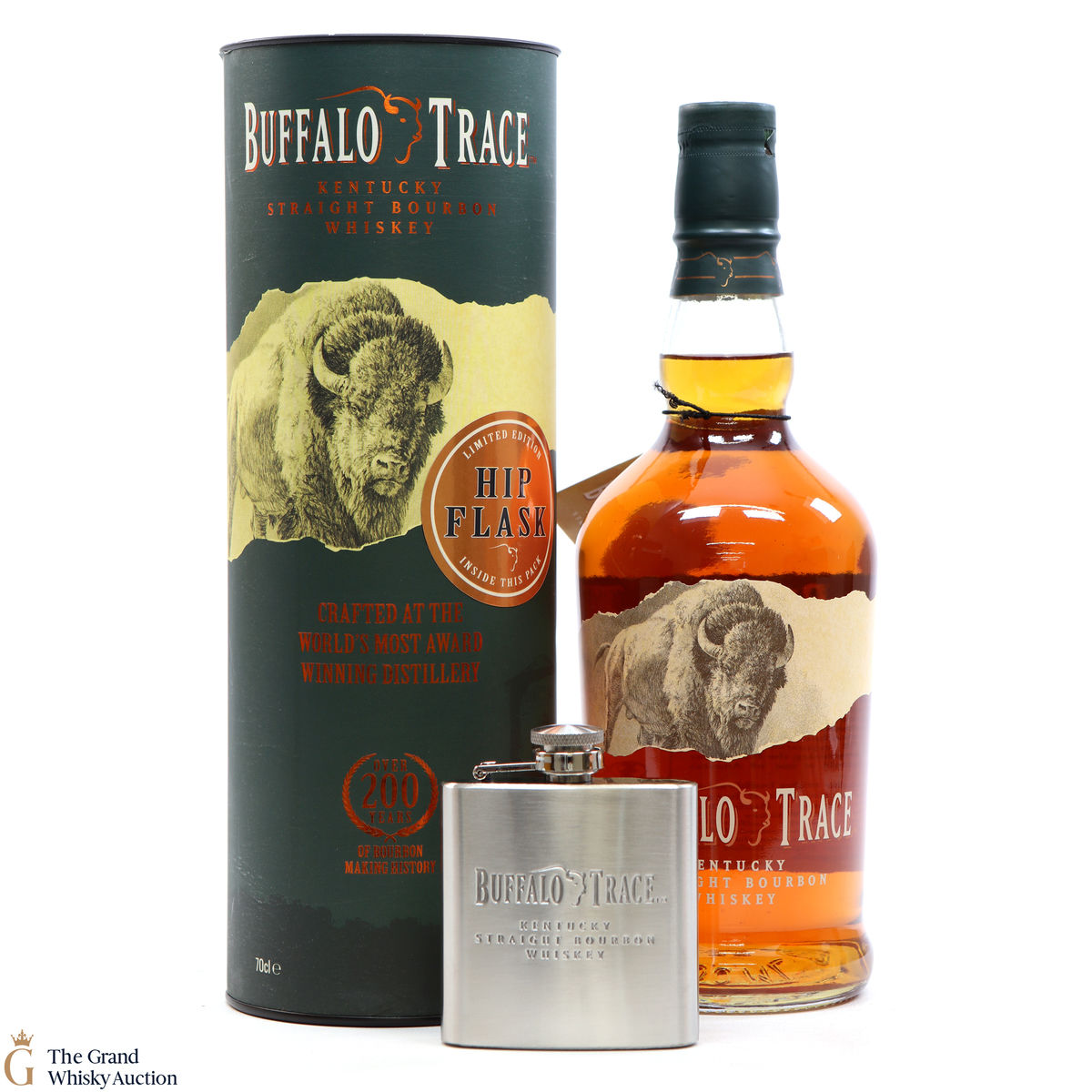 Buffalo Trace - Kentucky Bourbon & Hip Flask