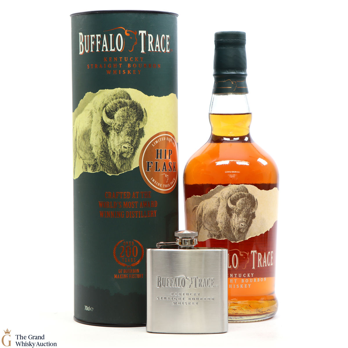 Buffalo Trace - Kentucky Bourbon & Hip Flask
