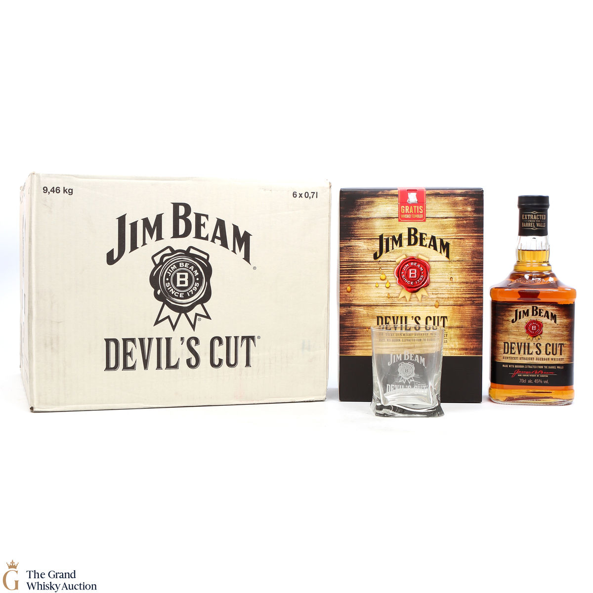 Jim Beam - Devils Cut Gift Pack (70cl x 6)