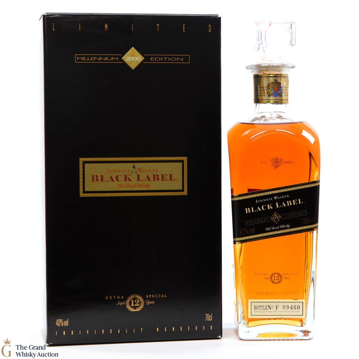 Johnnie Walker - 12 Year Old-  Black Label - Millennium Edition