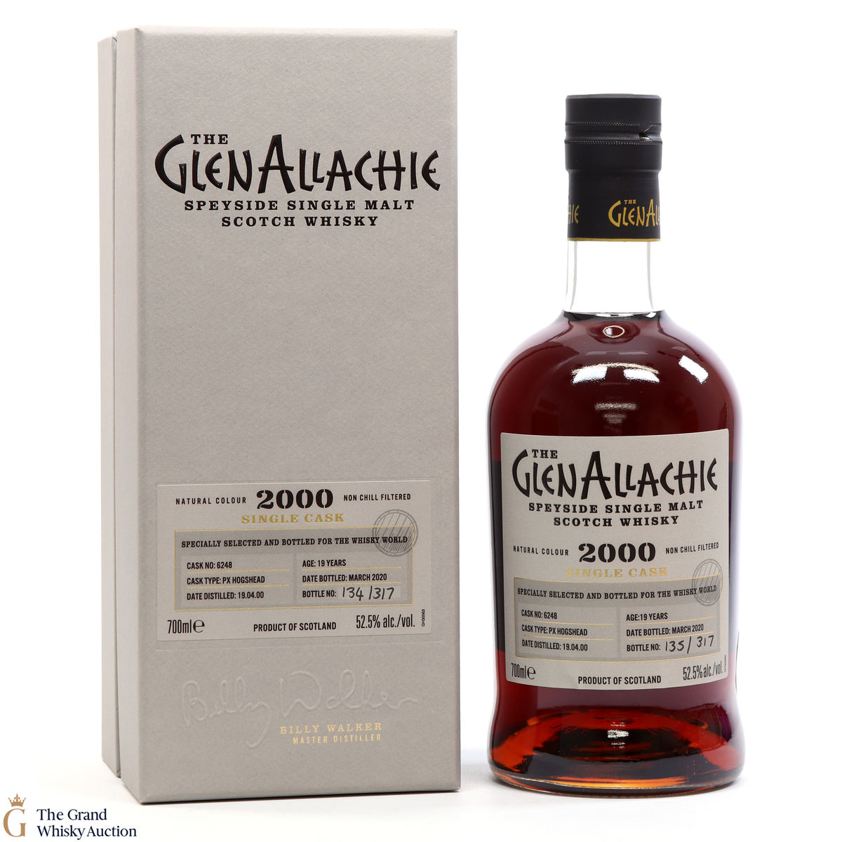 GlenAllachie - 19 Year Old 2000 PX Hogshead #6248